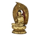 The Amida BuddhaJapan, Kyōto. 18th centuryGolden wood. H 100 cmGift Edmond Rochette in 1938Musée d’ethnographie de GenèvePhoto : J. Watts The Buddhism of Madame Butterfly. Buddhist Japonism9 September 2015 – 10 January 2016 The Amida BuddhaJapan, Kyōto. 18th centuryGolden wood. H 100 cmGift Edmond Rochette in 1938Musée d’ethnographie de GenèvePhoto : J. Watts The Buddhism of Madame Butterfly. Buddhist Japonism9 September 2015 – 10 January 2016
